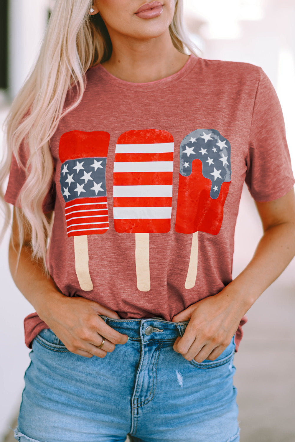 Patriotic Popsicles Short Sleeve Tee