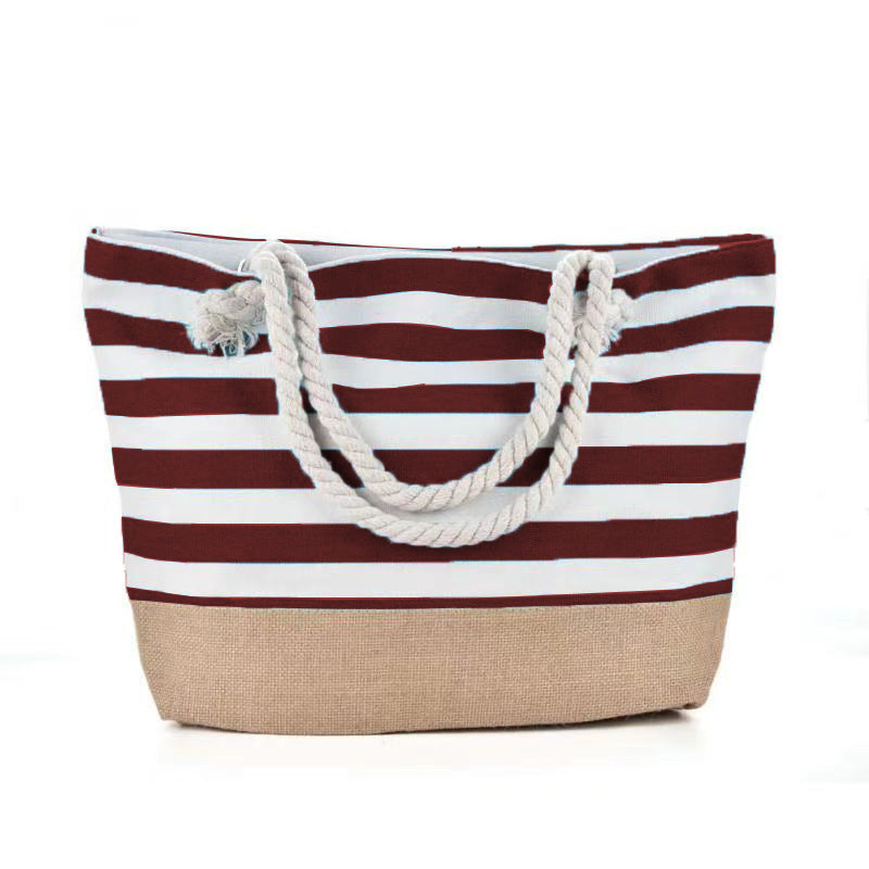 Striped Beach Casual Bag