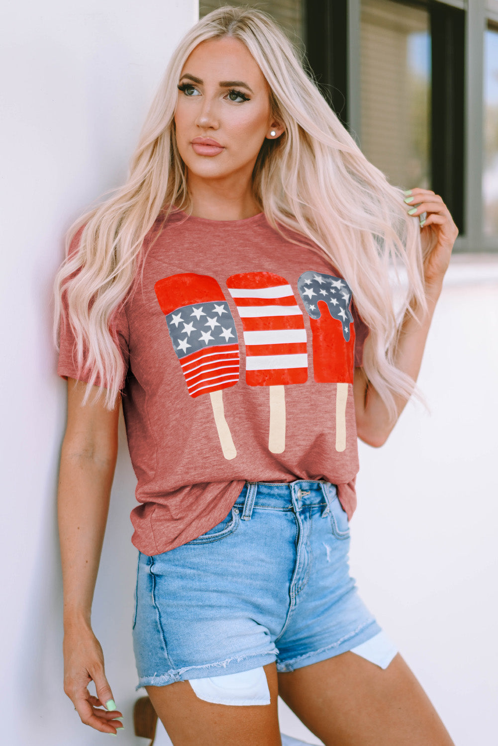 Patriotic Popsicles Short Sleeve Tee