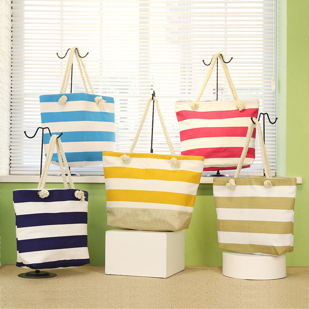 Striped Beach Casual Bag