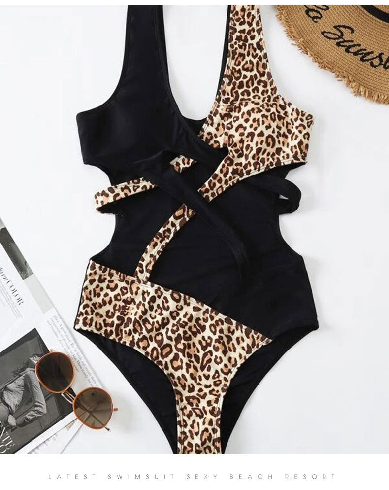 High Waist One Piece Swimsuit