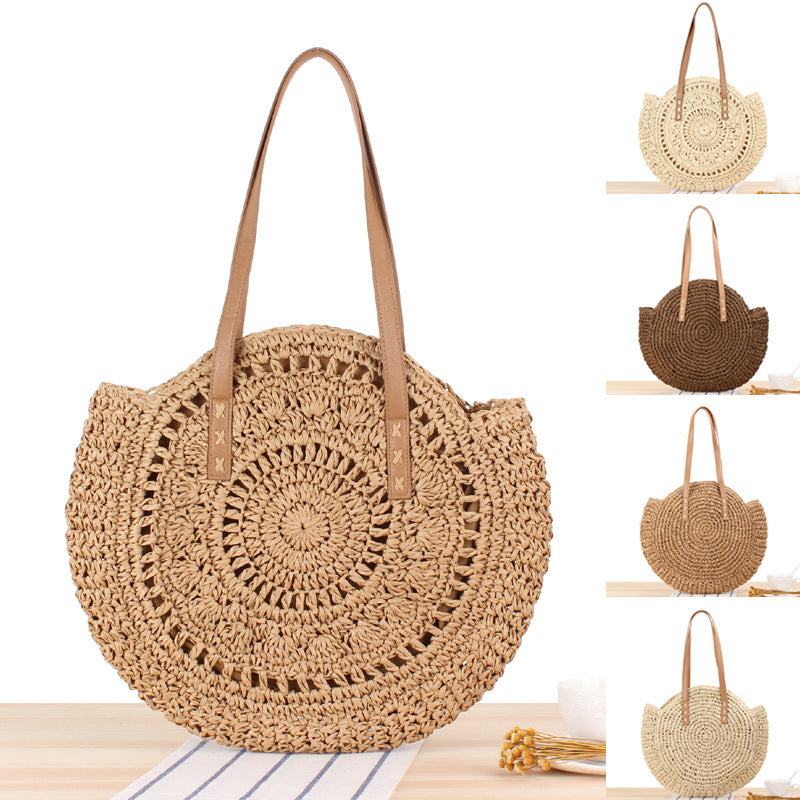 Shoulder Bag Straw Handbag Summer Beach