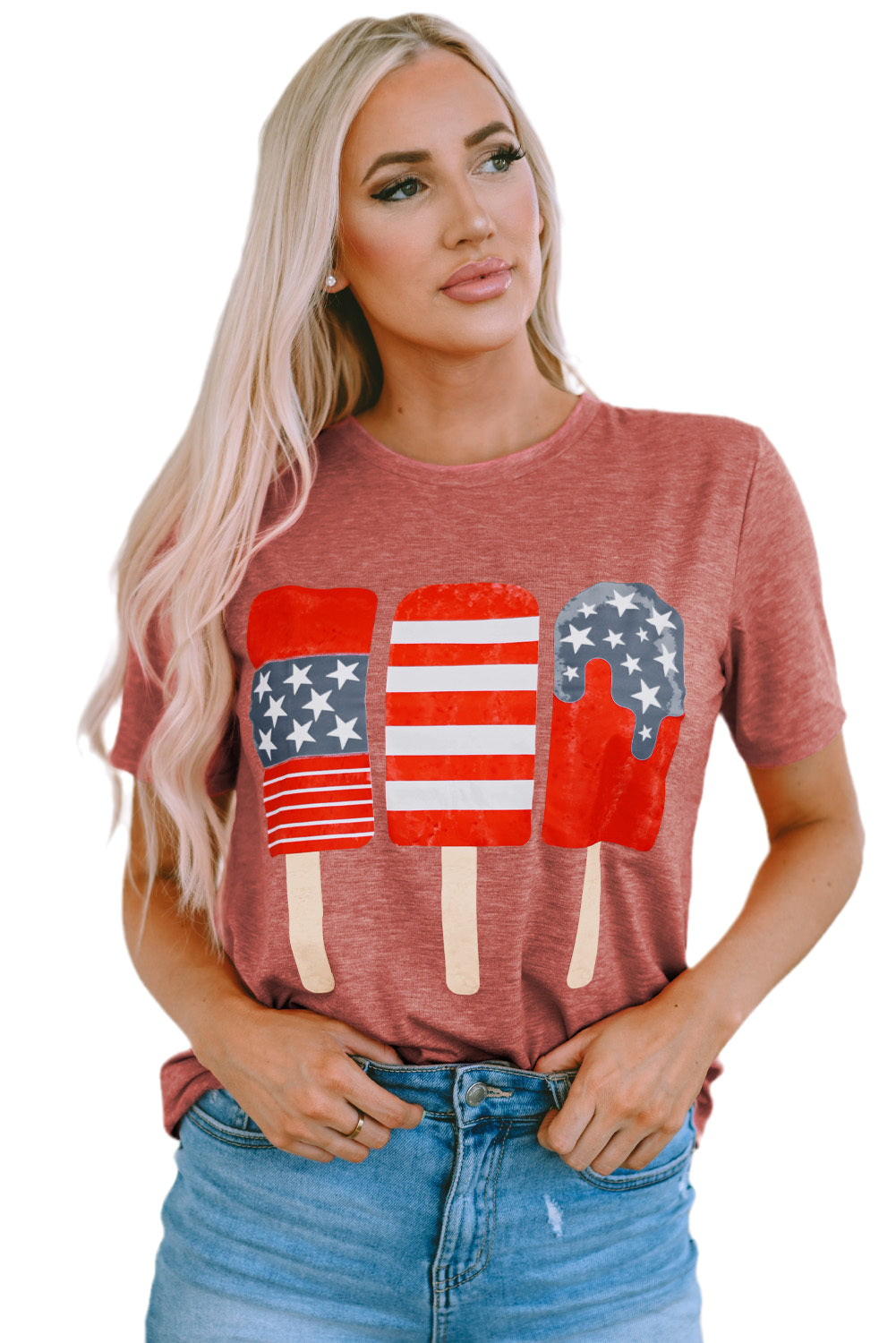 Patriotic Popsicles Short Sleeve Tee